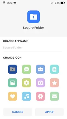 Secure Folder - Safe files android App screenshot 1